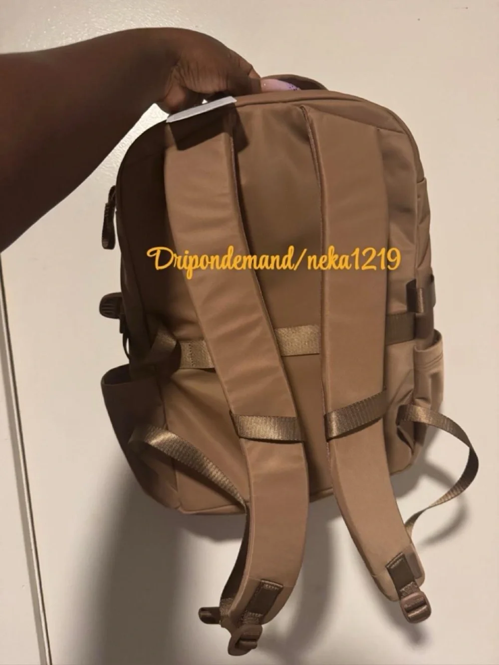 Lululemon New Crew Backpack 22L Updated- Sand/Wacky Khaki
